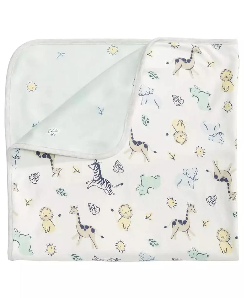 商品First Impressions|Baby Boys Cotton Safari Blanket, Created for Macy's,价格¥78,第1张图片