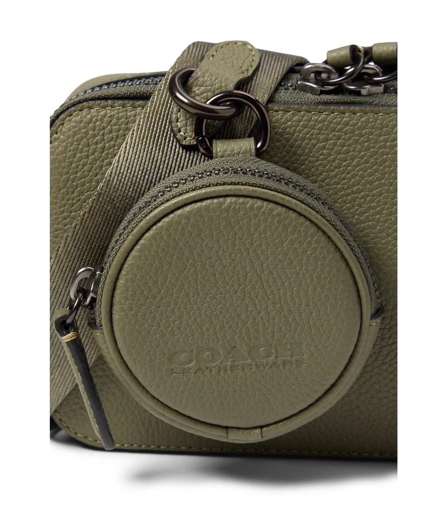 商品Coach|Charter Slim Crossbody in Pebble Leather with Sculpted C Hardware Branding,价格¥1234,第4张图片详细描述