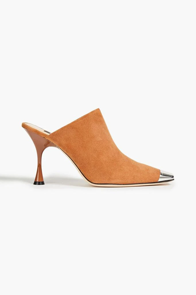 商品Sergio Rossi|Appliquéd suede mules,价格¥2933,第1张图片