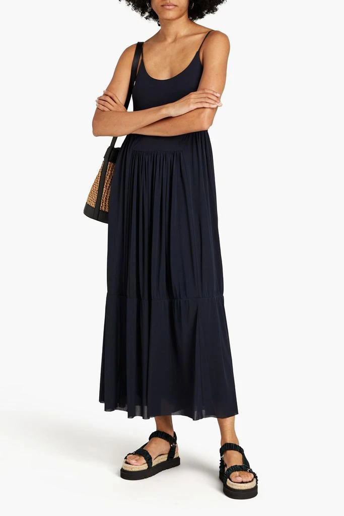 商品Vince|Gathered knitted maxi dress,价格¥1145,第4张图片详细描述