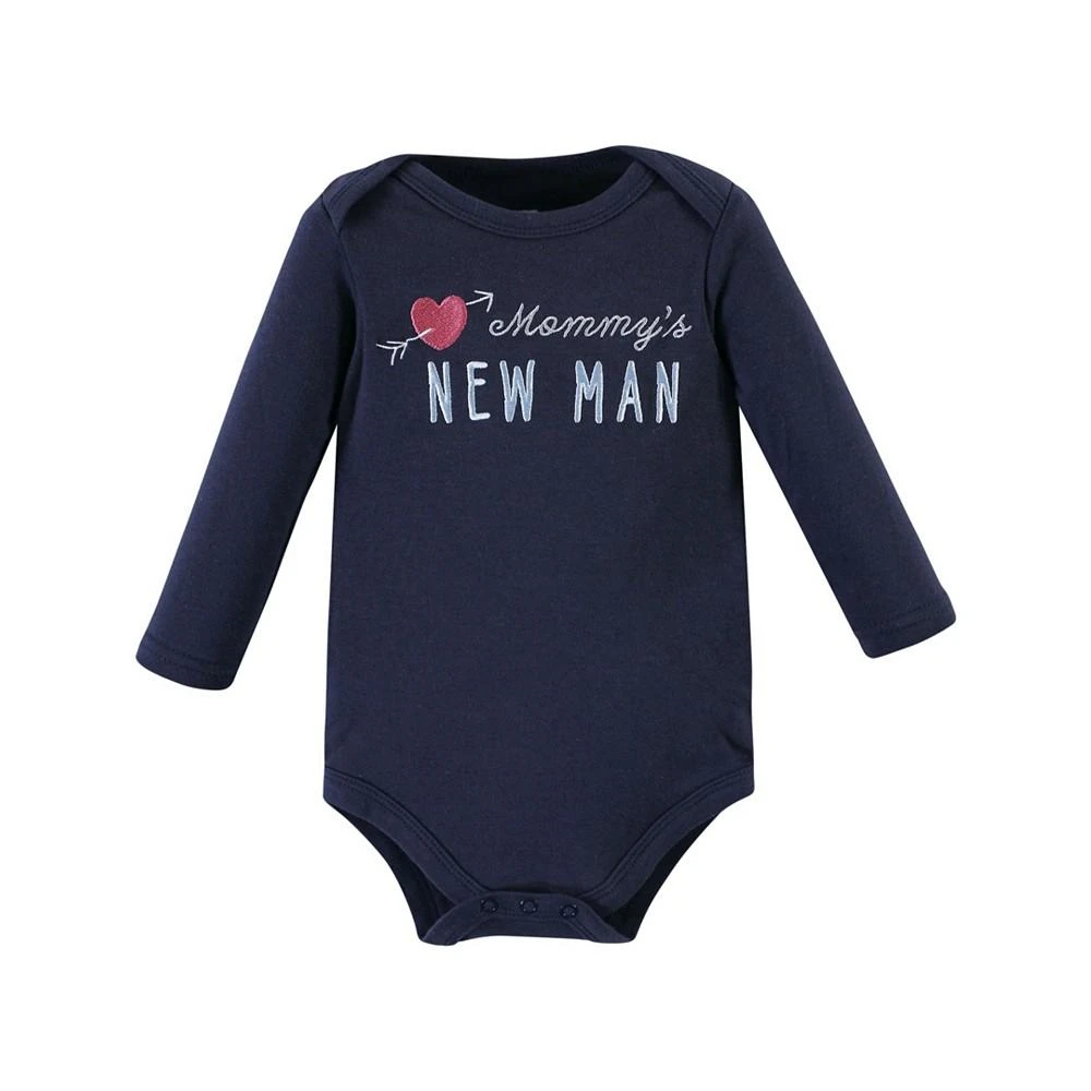 商品Hudson|Baby Boys Cotton Long-Sleeve Bodysuits, Pack of 5,价格¥173,第3张图片详细描述