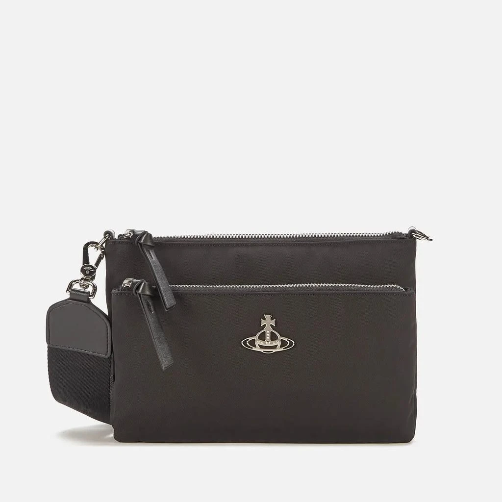 商品Vivienne Westwood|Vivienne Westwood Women's Penny Double Pouch Cross Body Bag - Black,价格¥1778,第1张图片