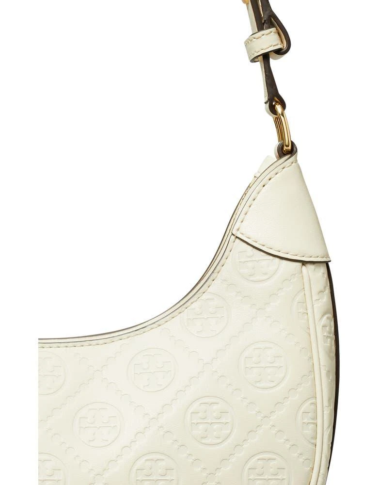 T-Monogram Embossed Crescent Shoulder Bag 商品