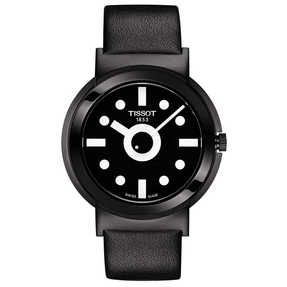 商品Tissot|Men's Swiss Heritage Memphis Interchangeable Black & Teal Strap Watch 41mm,价格¥2910,第1张图片