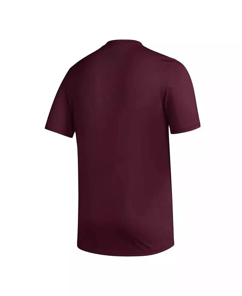 商品Adidas|Men's Maroon Texas A&M Aggies AEROREADY Pregame T-shirt,价格¥224,第3张图片详细描述