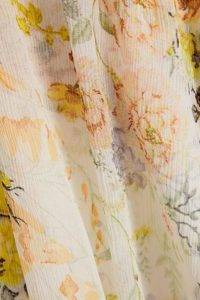商品Camilla|Ruffled floral-print silk-georgette mini dress,价格¥3058,第4张图片详细描述