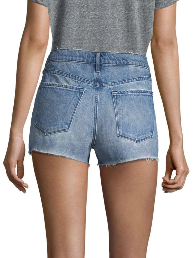 商品J Brand|Low-Rise Medium Wash Released Hem Shorts,价格¥456,第2张图片详细描述