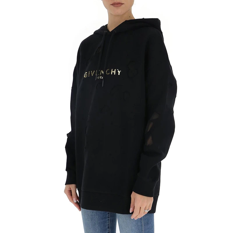 GIVENCHY 黑色女士卫衣/帽衫 BW900C3Z3F-005 商品