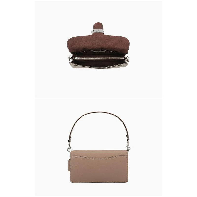 商品Coach|香港直发COACH蔻驰专柜小号tabby26单肩斜挎酒神包黑色73995B4LJ,价格¥5301,第9张图片详细描述