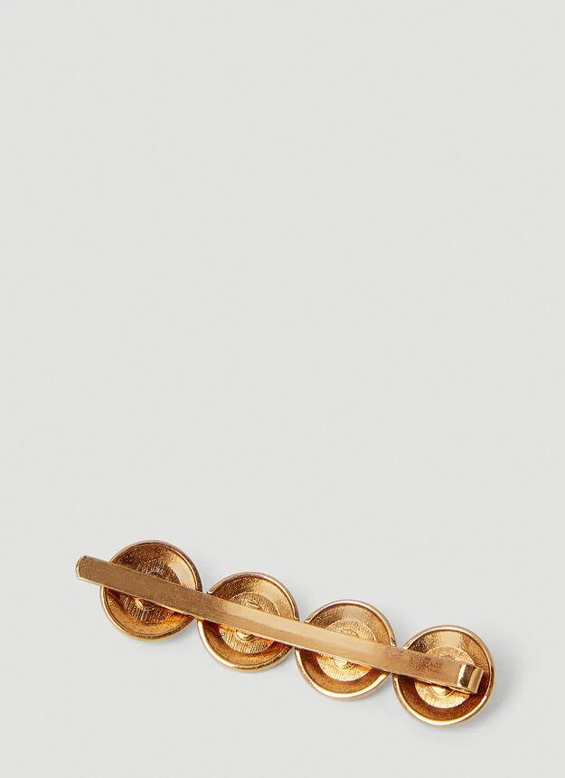商品Versace|Medusa Tribute Hair Clip in Gold,价格¥2412,第2张图片详细描述
