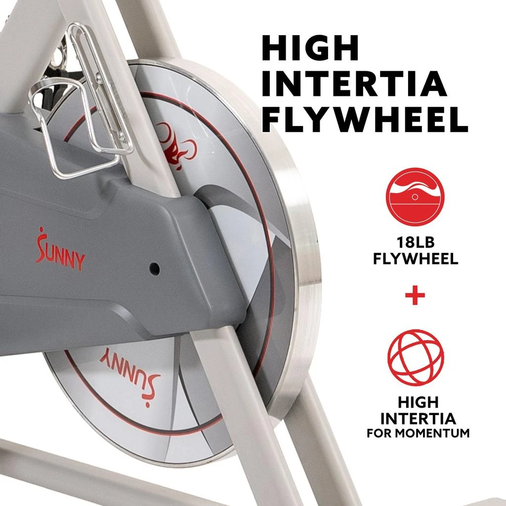 商品Sunny Health & Fitness|Sunny Health & Fitness Belt Drive Pro Lite Indoor Cycling Exercise Bike,价格¥2779,第3张图片详细描述