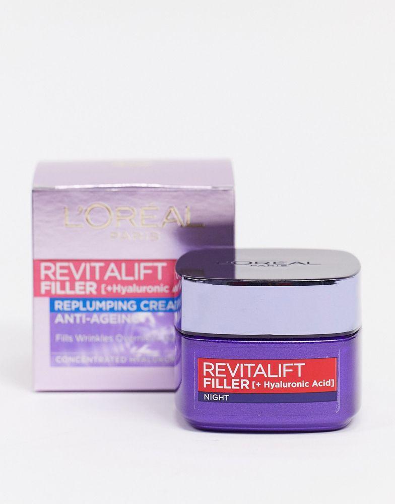商品L'Oreal Paris|L'Oreal Paris Revitalift Filler Anti Ageing Replumping Night Cream,价格¥176,第1张图片