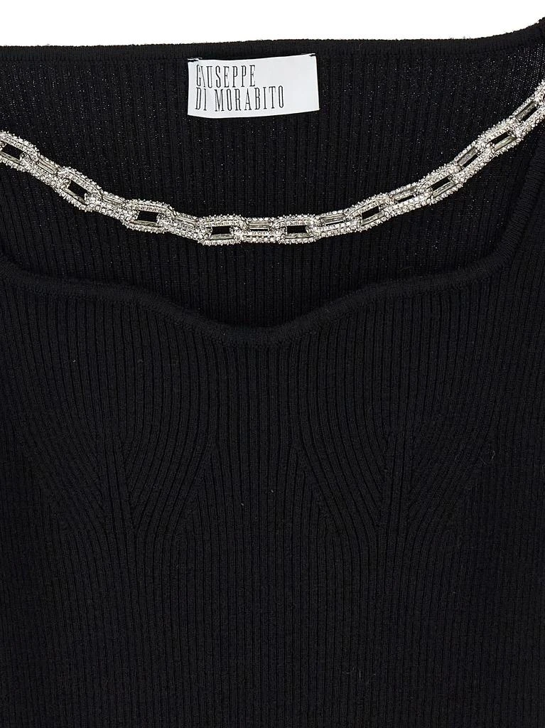 商品GIUSEPPE DI MORABITO|Jewel Chain Sweater,价格¥2834,第4张图片详细描述