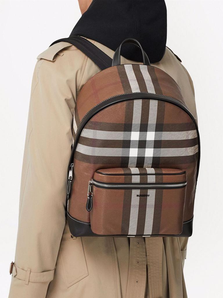 BURBERRY - Jett Check Motif Backpack商品第5张图片规格展示