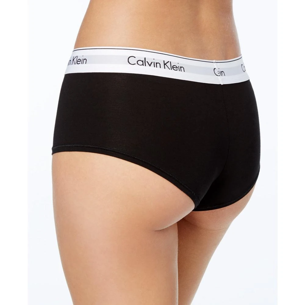 商品Calvin Klein|Modern Cotton Logo Boyshort 印 logo棉底裤,价格¥99,第2张图片详细描述