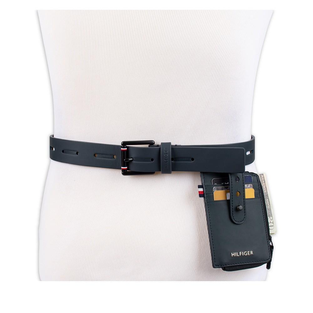 商品Tommy Hilfiger|Men's 2-Piece Rubberized Belt & Wallet Set,价格¥281,第7张图片详细描述