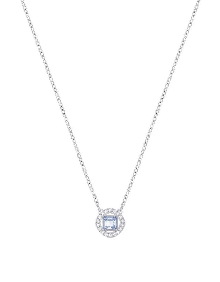 商品Swarovski|Angelic Crystal Framed Square Pendant Necklace,价格¥526,第2张图片详细描述