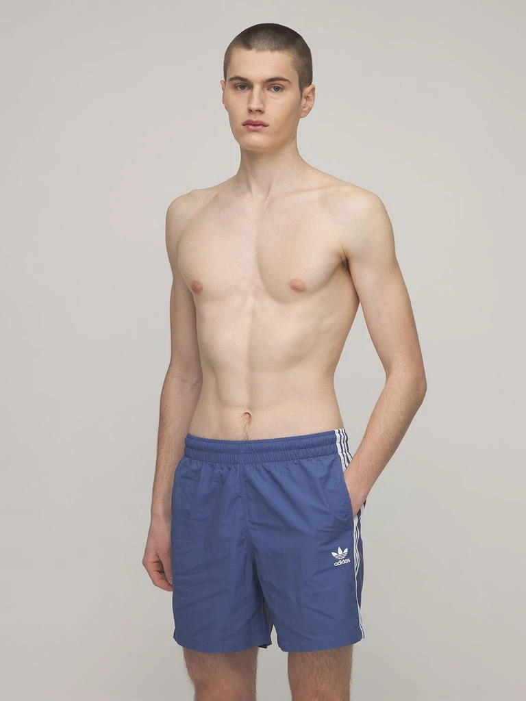 商品Adidas|Primegreen 3-stripe Tech Swim Shorts,价格¥200,第1张图片详细描述