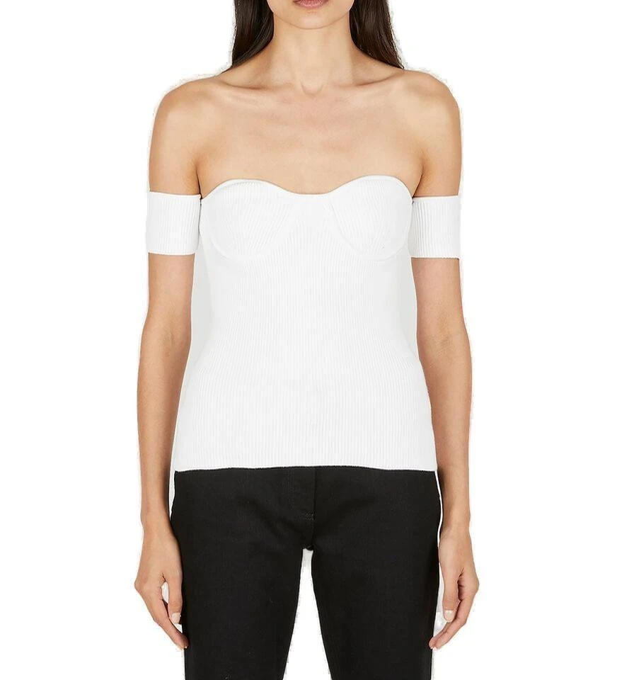 商品Helmut Lang|Helmut Lang Ribbed Contour Top,价格¥1287,第1张图片