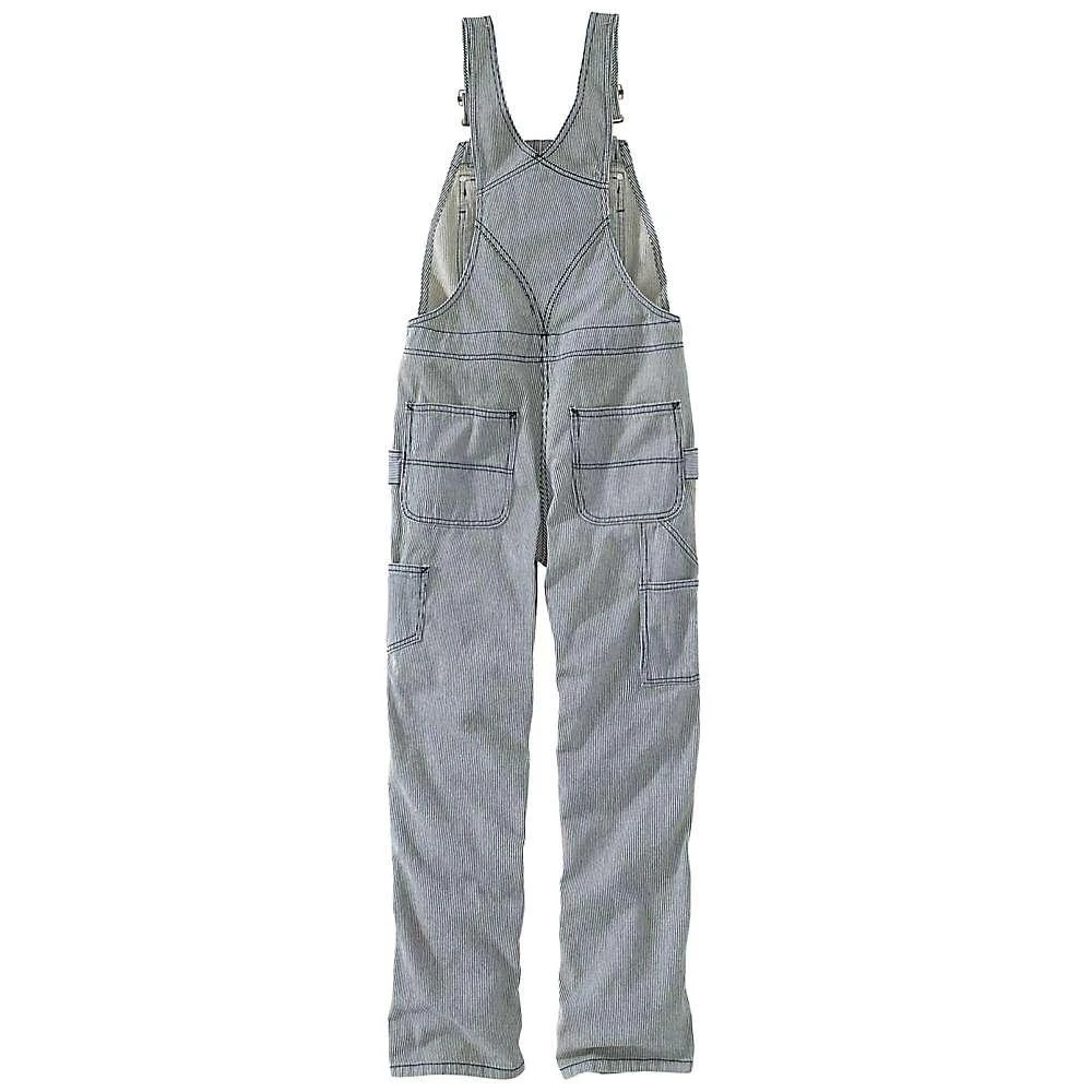 商品Carhartt|Carhartt Women's Rugged Flex Relaxed Fit Denim Railroad Stripe Bib Overall,价格¥659,第4张图片详细描述