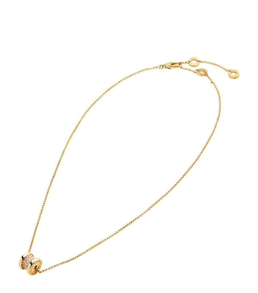 商品BVLGARI|Yellow Gold and Diamond B.zero1 Necklace,价格¥39425,第1张图片