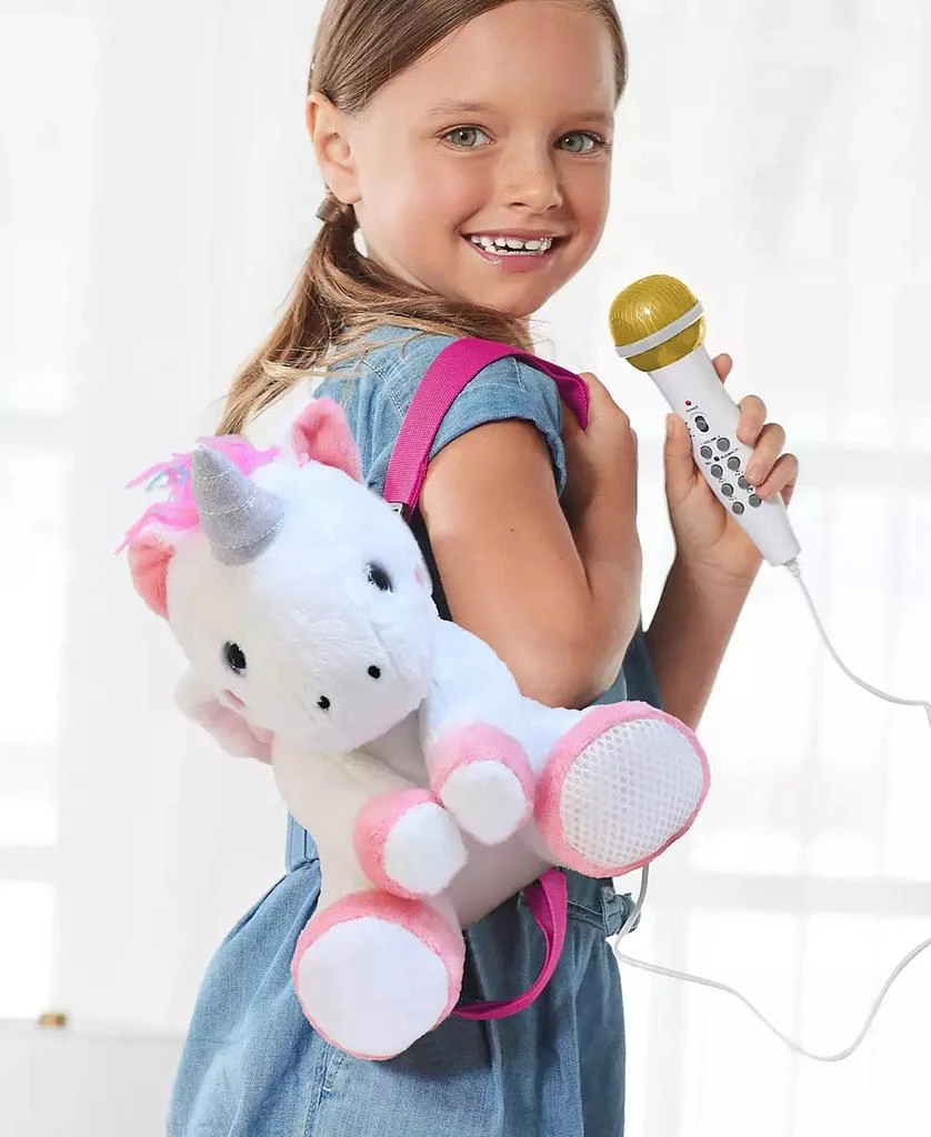 商品Singing Machine|Plush Toy Sing Along Backpack with Microphone, Speaker, Songs, Sound Effects, UniQueen,价格¥225,第2张图片详细描述