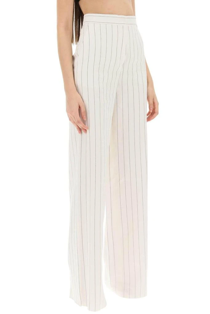 商品Max Mara|'MARATEA' PINSTRIPE LINEN COTTON TROUSERS,价格¥796,第3张图片详细描述