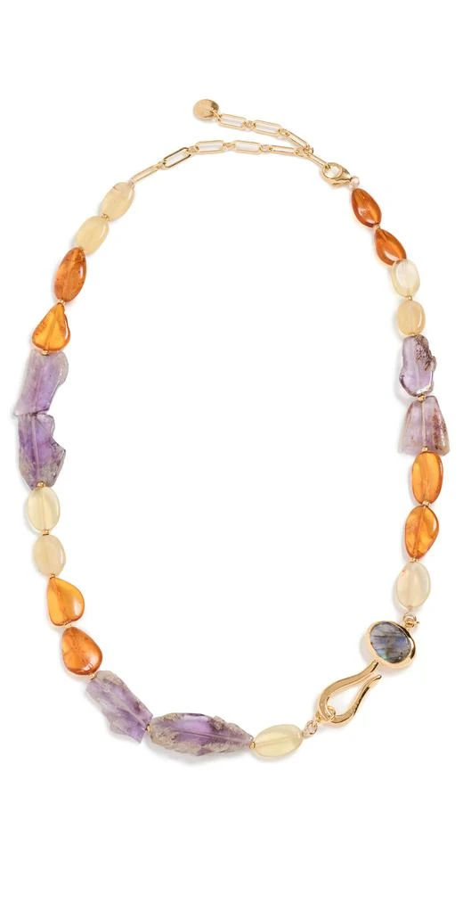 商品Chan Luu|Chan Luu 18k 镀金宝石项链,价格¥544,第1张图片