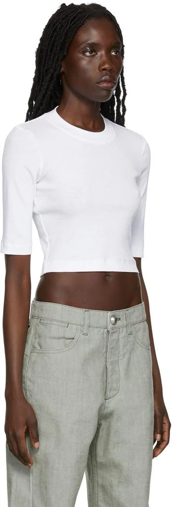 商品ROSETTA GETTY|White Cropped T-Shirt,价格¥493,第2张图片详细描述