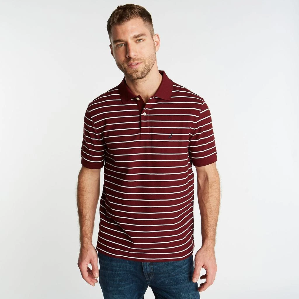 商品Nautica|Nautica Mens Classic Fit Striped Deck Polo,价格¥145,第4张图片详细描述