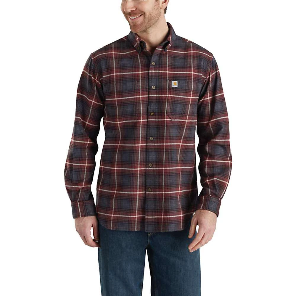 商品Carhartt|Carhartt Men's Rugged Flex Hamilton Button-Up Plaid Shirt,价格¥207,第1张图片