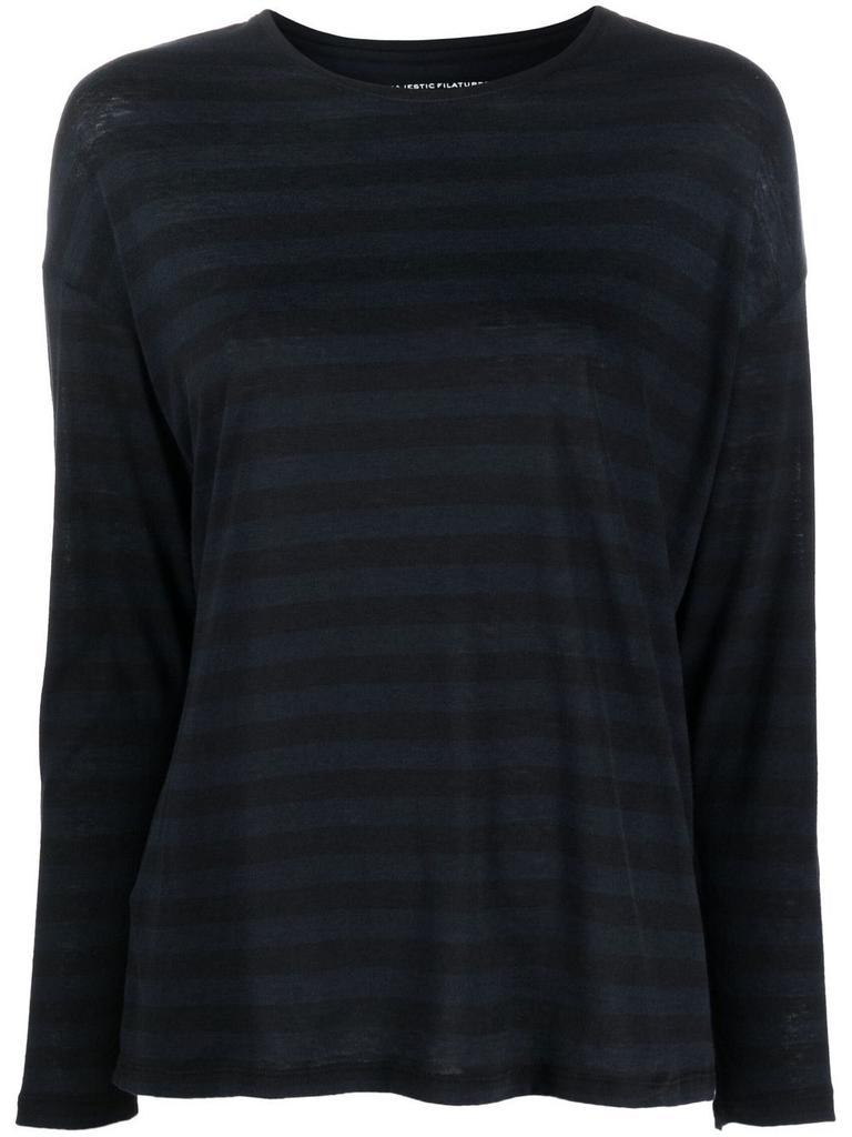 商品MAJESTIC FILATURES|Majestic Sweaters Blue,价格¥1000,第1张图片