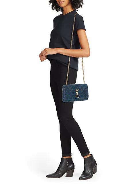 商品Yves Saint Laurent|Small Kate Chain Bouclé Tweed Shoulder Bag,价格¥13096,第4张图片详细描述