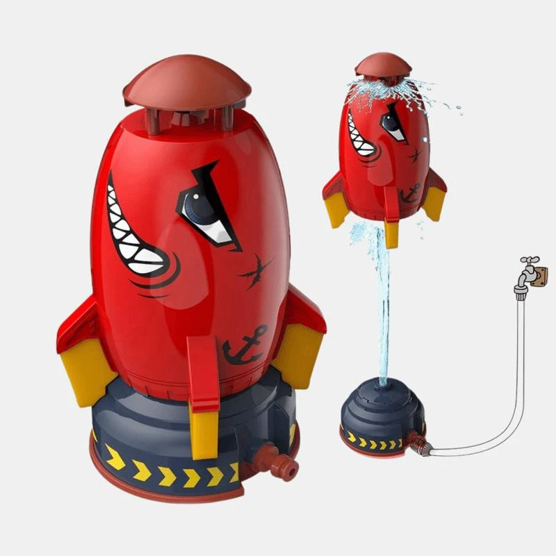 商品Vigor|Summer 360 Rotation Water Rocket Playing Toys Plastic Flying Launcher Outdoor Yard Rocket Sprinkler  Bulk 3 Sets 3 PACK,价格¥499,第2张图片详细描述