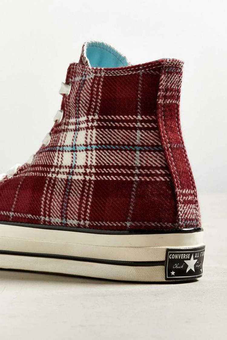 商品Converse|Converse Chuck 70 Elevated Plaid High Top 休闲鞋,价格¥535,第4张图片详细描述