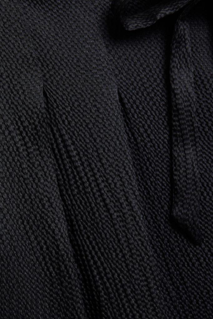 商品ROLAND MOURET|Biltmore pleated hammered silk-blend satin straight-leg pants,价格¥2444,第6张图片详细描述