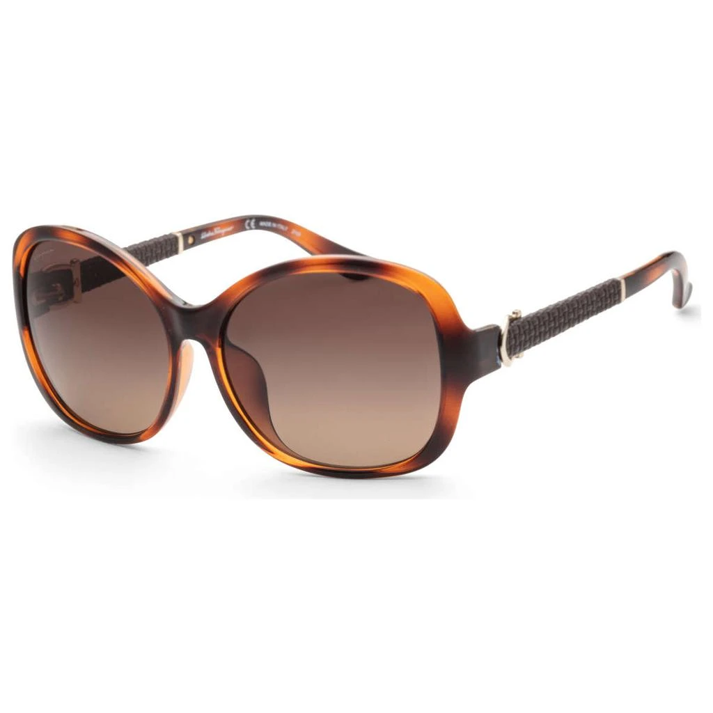 商品Salvatore Ferragamo|Ferragamo Women's Brown Square Sunglasses,价格¥521,第1张图片