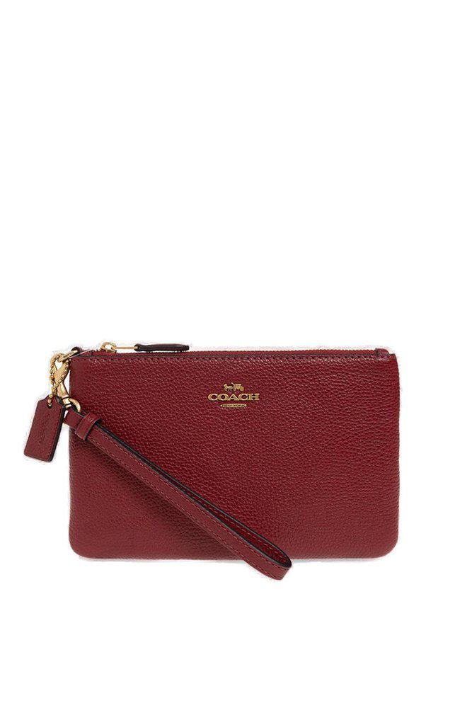 Coach Logo Plaque Small Wristlet商品第1张图片规格展示