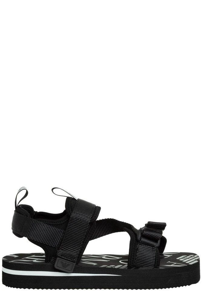 商品Emporio Armani|Emporio Armani Touch-Strap Fastened Sandals,价格¥873,第1张图片