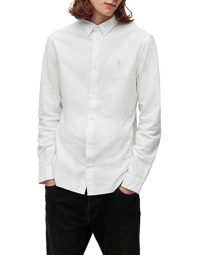 商品ALL SAINTS|Lovell Ramskull Long Sleeve Slim Fit Shirt,价格¥1274,第1张图片