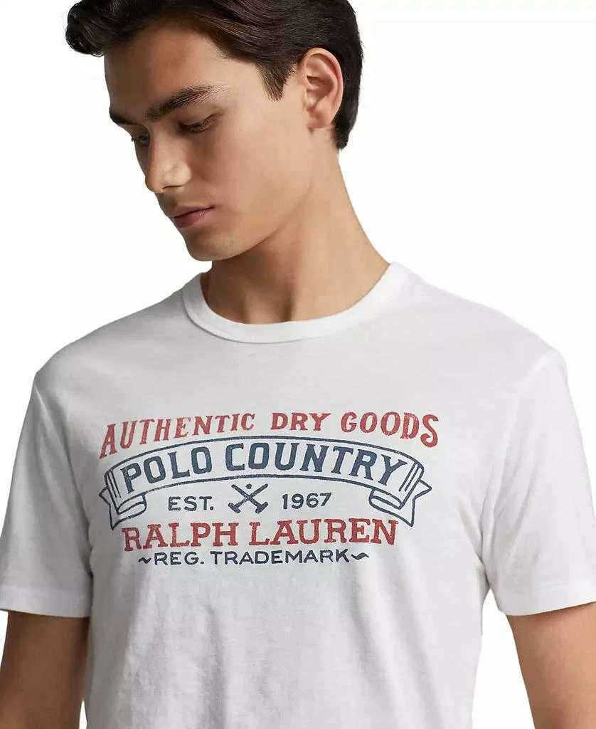 商品Ralph Lauren|Men's Classic-Fit Logo Jersey T-Shirt,价格¥211,第3张图片详细描述