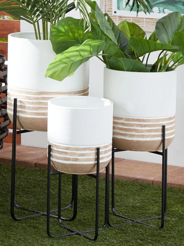商品Primrose Valley|3-Piece Farmhouse Cottage Planter Set,价格¥1112,第5张图片详细描述