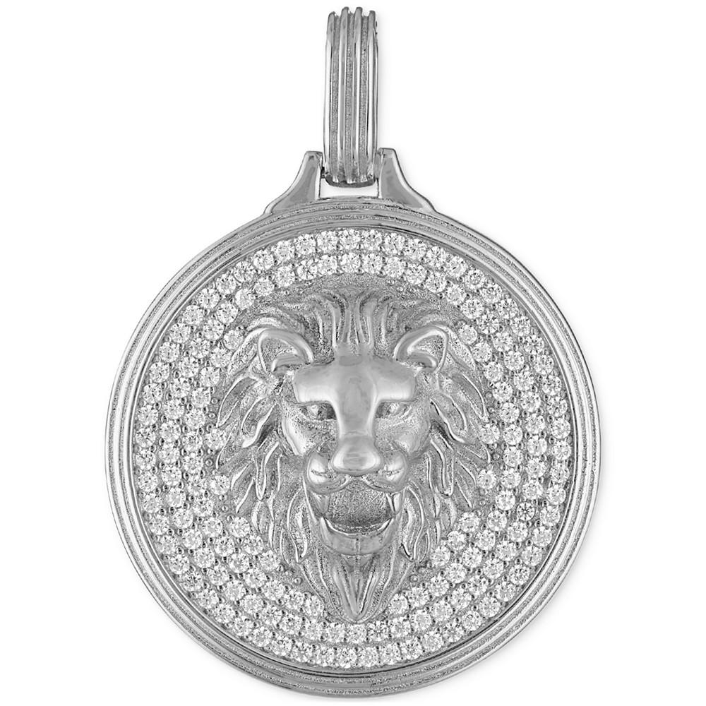 Cubic Zirconia Lion Pendant in Sterling Silver, Created for Macy's商品第1张图片规格展示