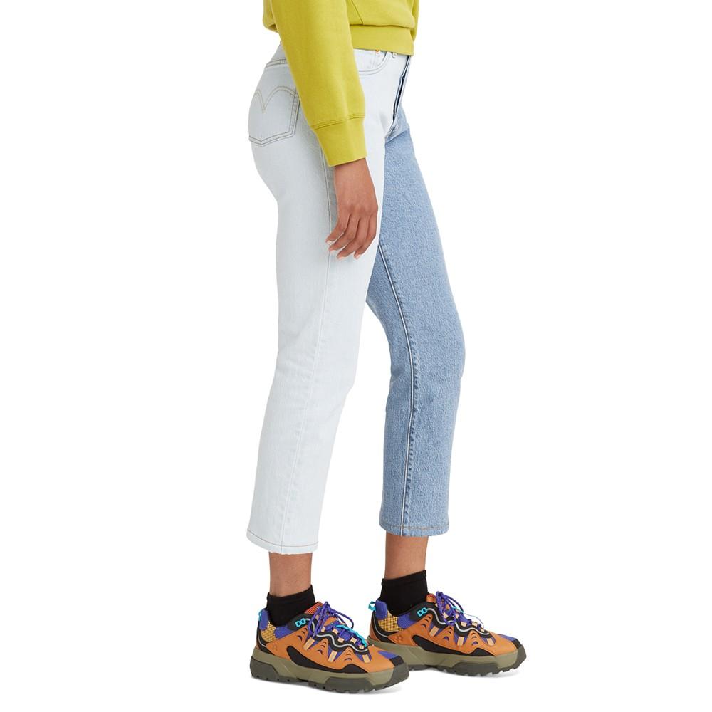 501® Women's Cropped Two-Tone Jeans商品第3张图片规格展示