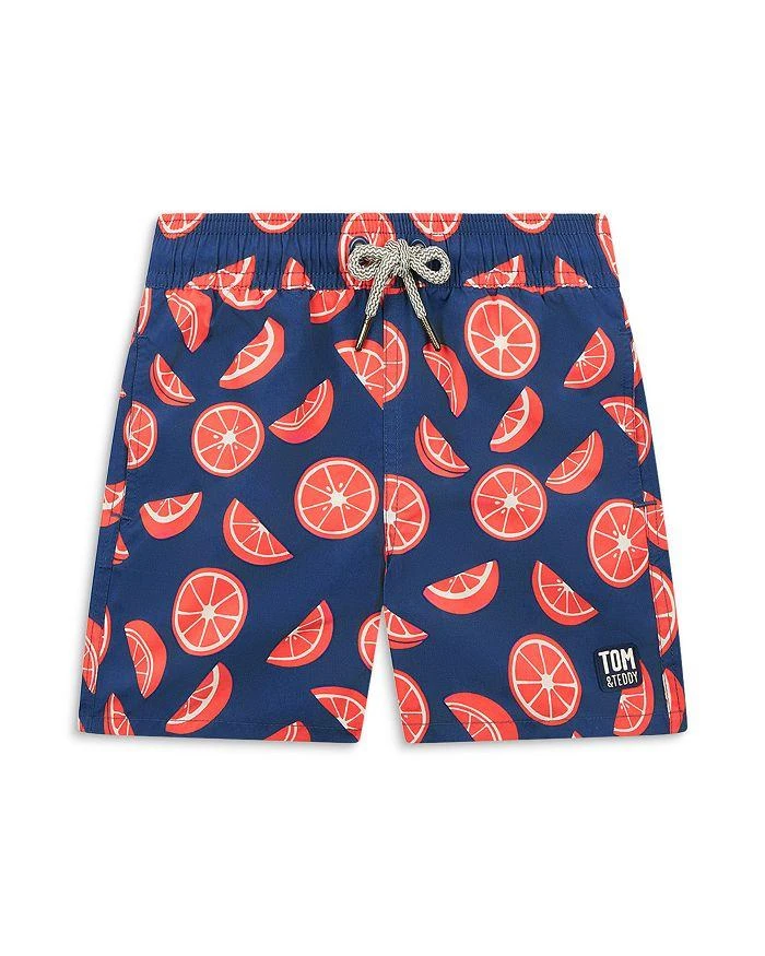 商品TOM & TEDDY|Boys' Citrus Swim Trunks - Little Kid, Big Kid,价格¥442,第1张图片详细描述