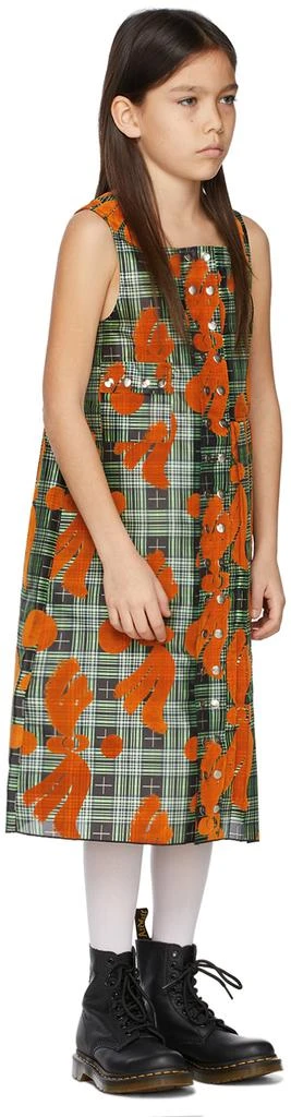 商品CHOPOVA LOWENA|Kids Orange & Green Kilt Dress,价格¥855,第3张图片详细描述