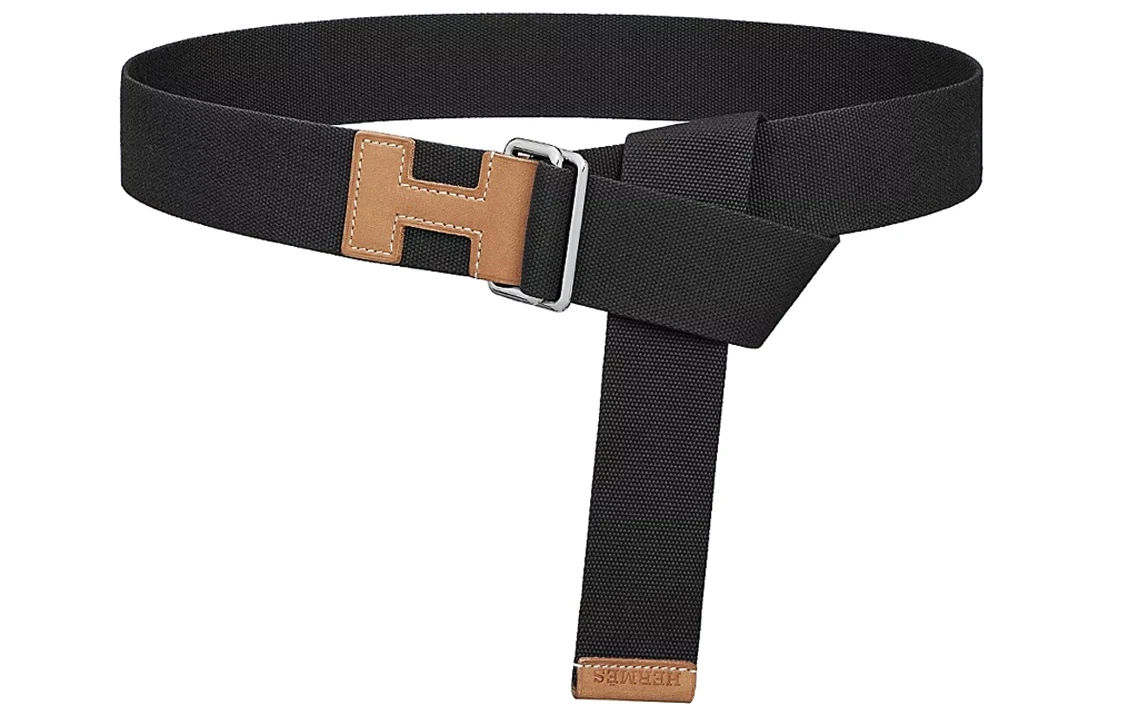 商品[国内直发] Hermes|爱马仕经典舒适美观 平滑扣 腰带 男款 黑色 宽4cm,价格¥5674,第1张图片