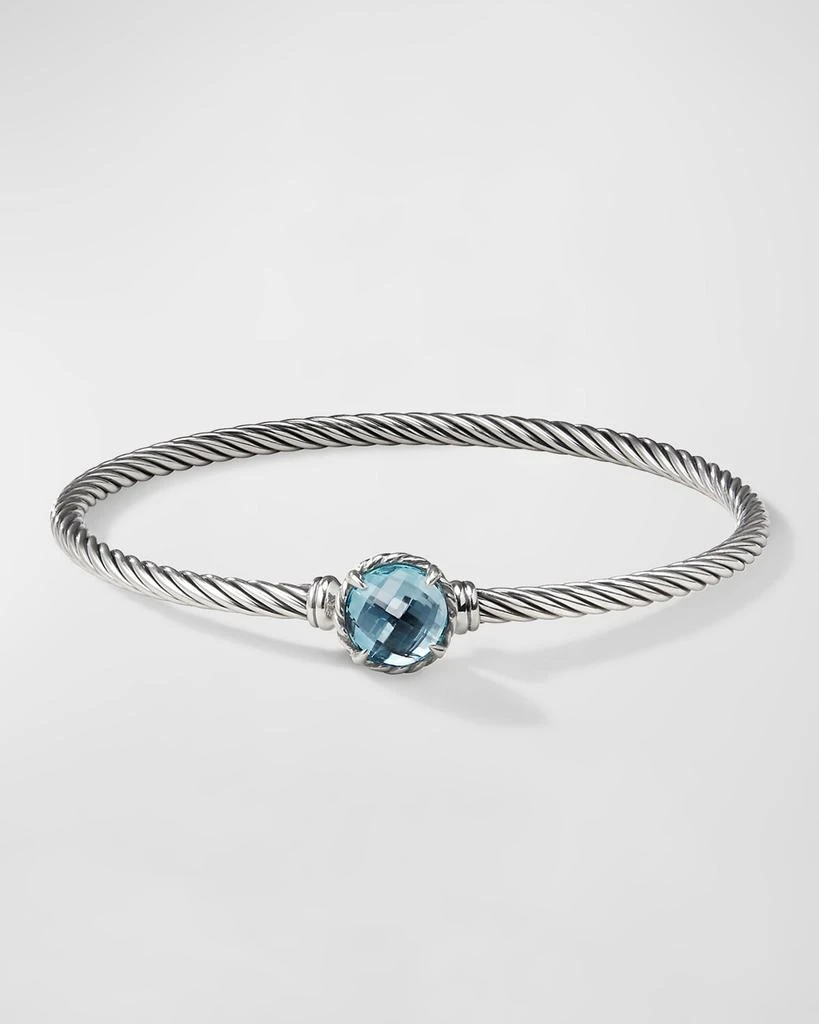 商品David Yurman|8mm Chatelaine Bracelet with Gemstone in Silver,价格¥3050,第1张图片