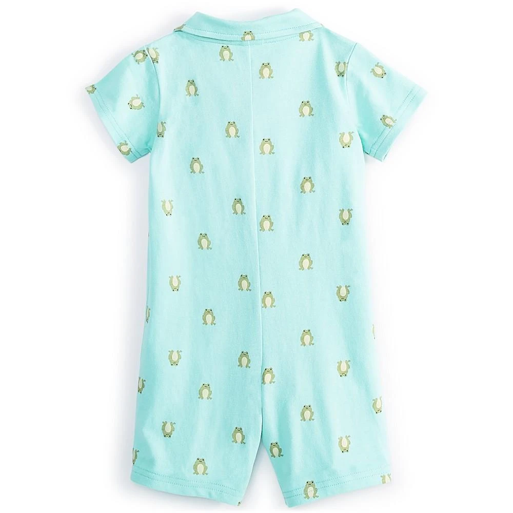 商品First Impressions|Baby Boys Jump Frog-Print Sunsuit, Created for Macy's,价格¥57,第2张图片详细描述