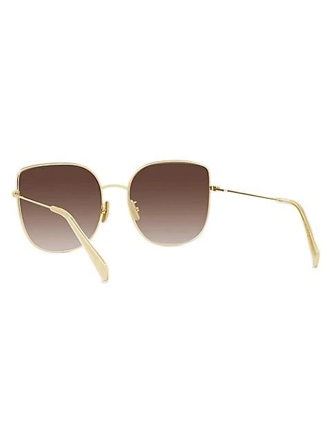 商品Celine|59MM Metal Cat Eye Sunglasses,价格¥3029,第5张图片详细描述